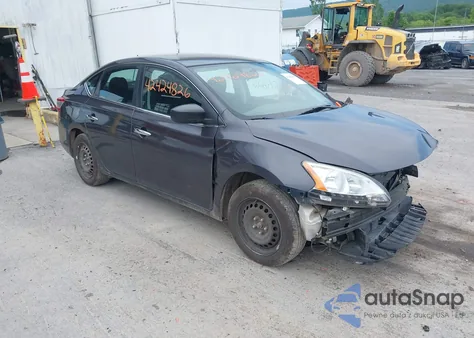 2013 Nissan Sentra S from USA, damaged, VIN 3N1AB7APXDL757941